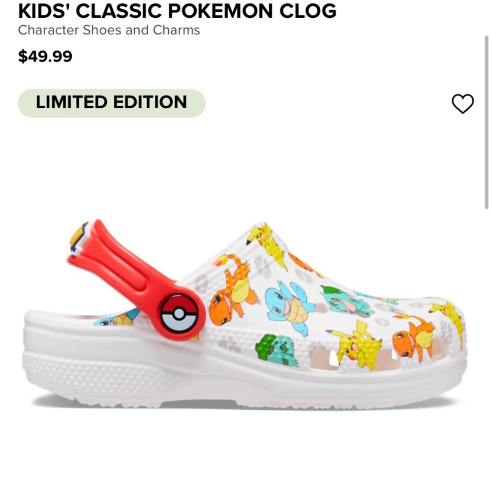Pokémon Crocs